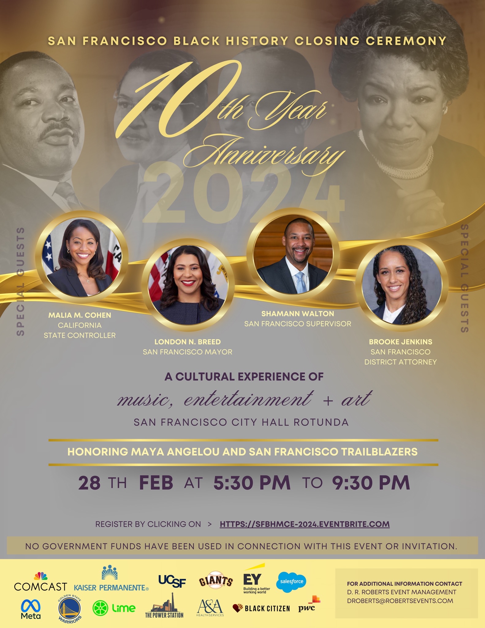 2024 Black History Month Closing SF Cultural Calendar